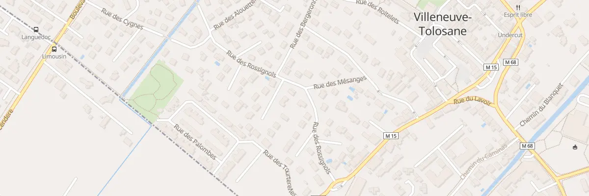 Plan du 9 Rue des Rossignols à Villeneuve-Tolosane