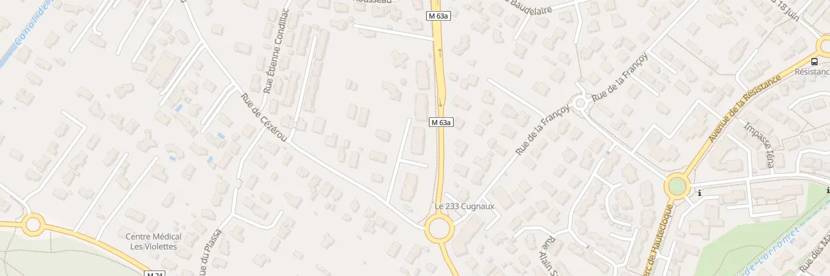Plan du 36 Rue de Cézérou à Cugnaux