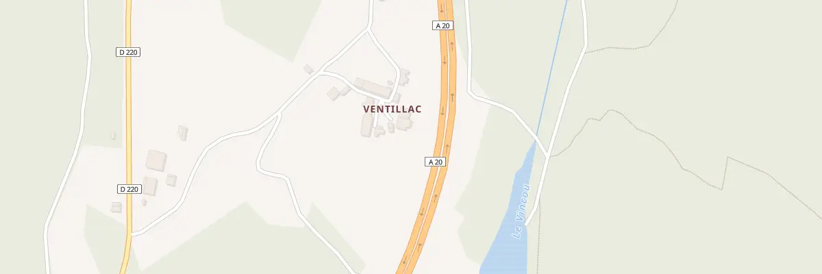 Plan du 6 Ventillac à Saint-Sylvestre