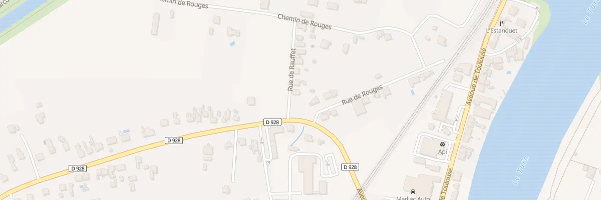 Plan du 270 Av de Montech à Montauban