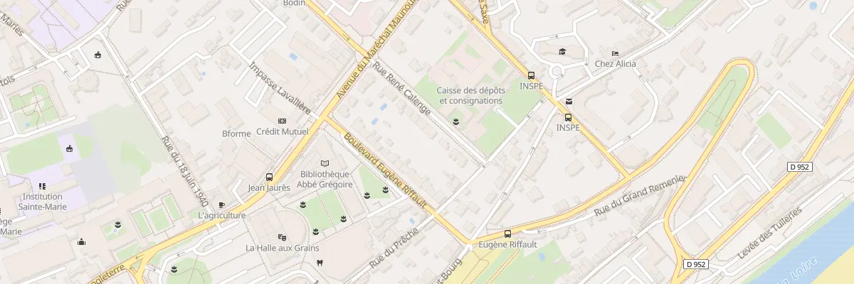 Plan du 9 Rue Rene Calenge à Blois