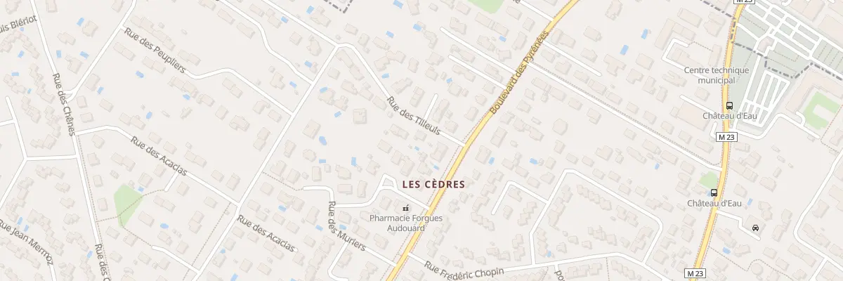 Plan du 8 Rue des Tilleuls à Villeneuve-Tolosane