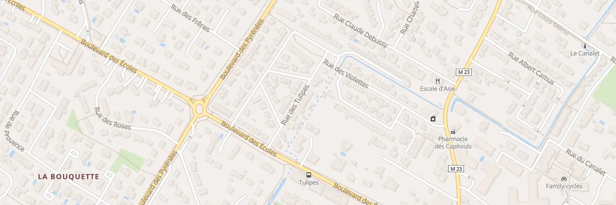 Plan du 11 Rue des Tulipes à Villeneuve-Tolosane