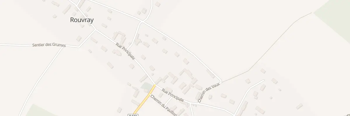 Plan du 6 Village de Rouvray à Rouvray