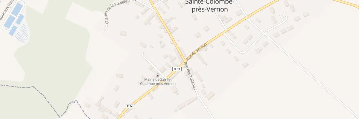 Plan du 28 L’Église à Sainte-Colombe-près-Vernon