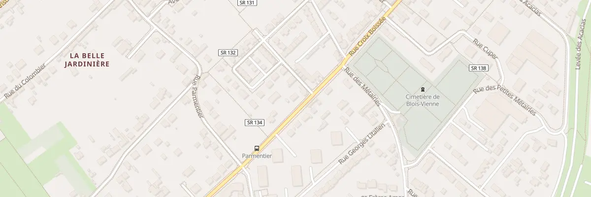 Plan du 7B Rue de la Croix Rouge à Blois