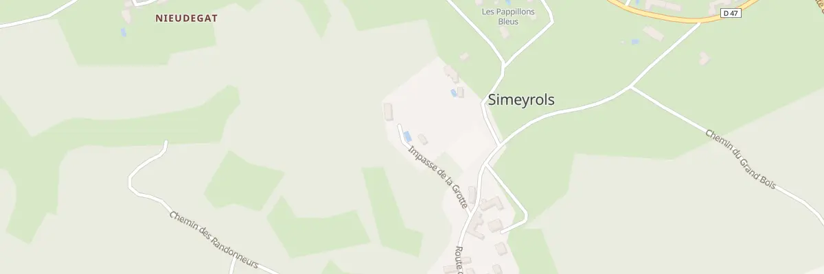 Plan du 515 Le Bourg à Simeyrols