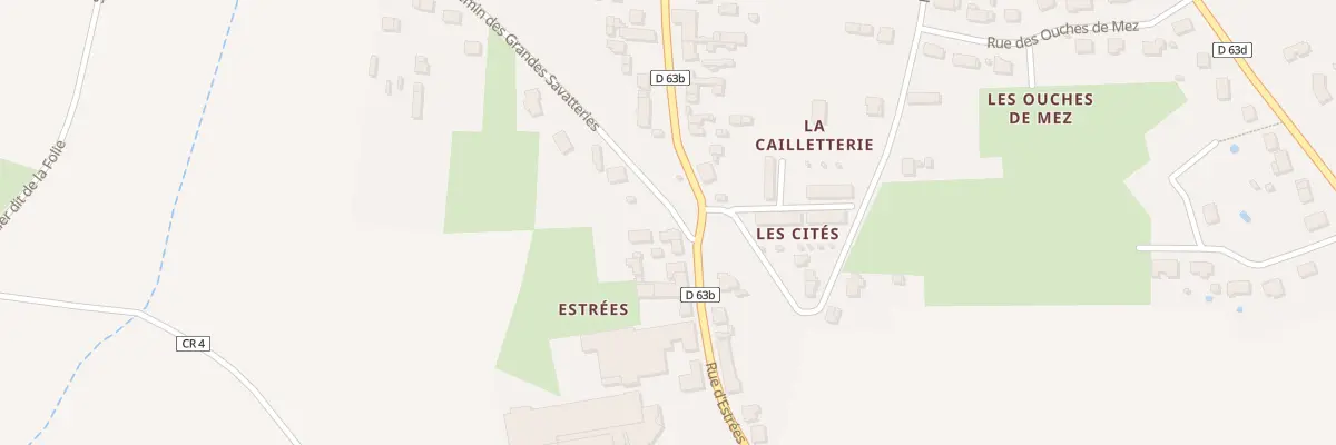 Plan du 43 Rue d’Estrees à Saint-Genou