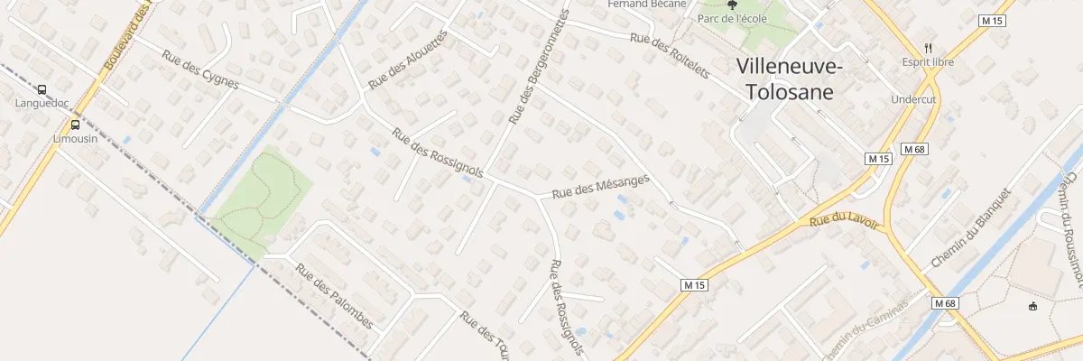 Plan du 16 Rue des Rossignols à Villeneuve-Tolosane
