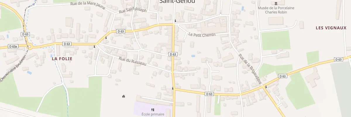 Plan du 10 Rue d’Estrees à Saint-Genou
