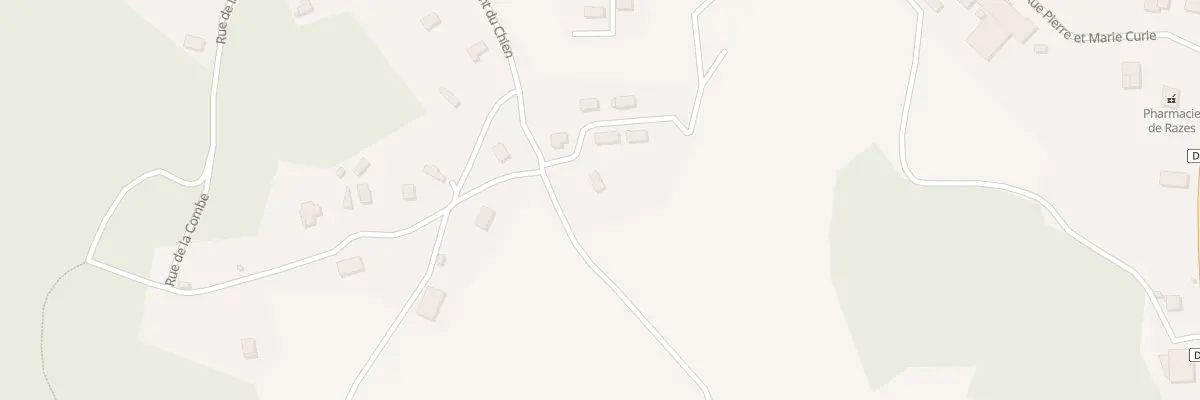 Plan du 21 Rue de La Font du Chien à Razès