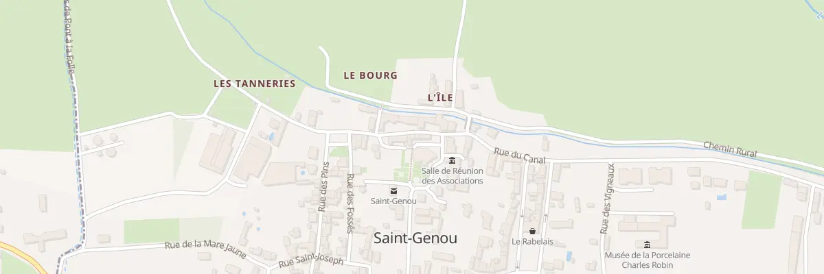 Plan du 3 Pl de l’Eglise à Saint-Genou