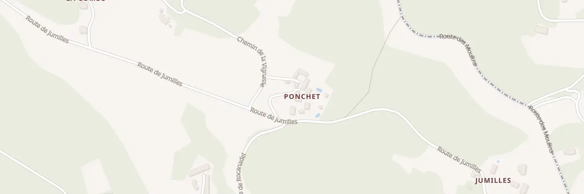 Plan du 84 Imp de Ponchet à Veyrignac