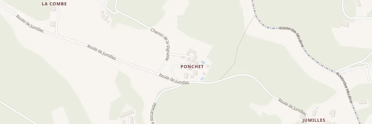 Plan du 89 Imp de Ponchet à Veyrignac