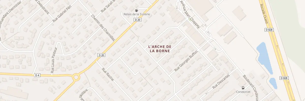 Plan du 2 Rue François Voltaire à Vernouillet