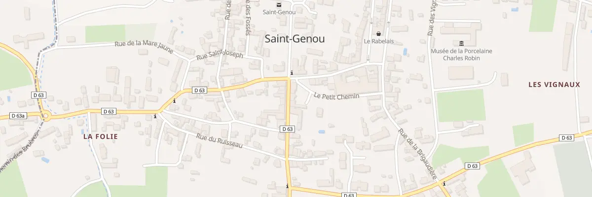 Plan du 4 Rue d’Estrees à Saint-Genou