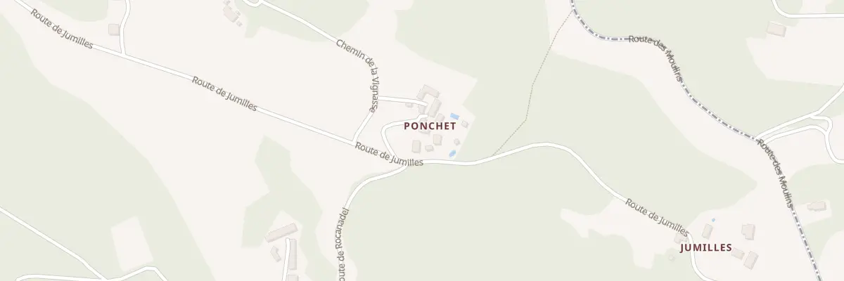 Plan du 40 Le Ponchet à Veyrignac
