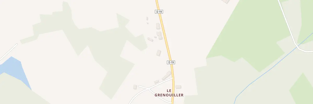Plan du 5120C Le Grenouiller Ouest à Château-Chervix