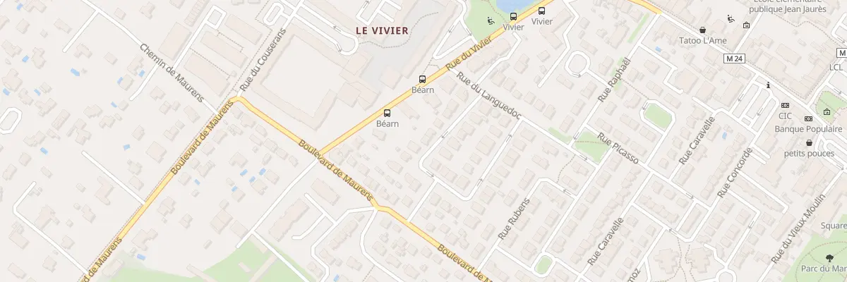 Plan du 12 Rue du Roussillon à Cugnaux