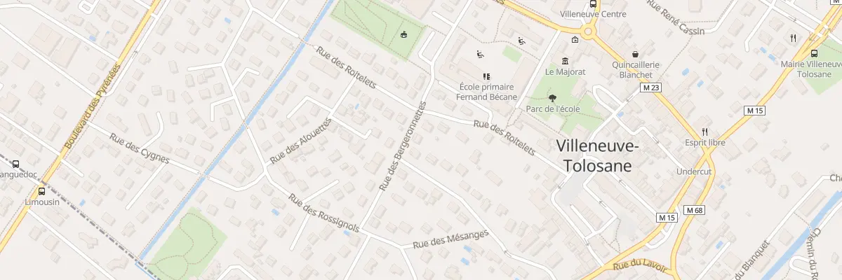 Plan du 8 Rue des Bergeronnettes à Villeneuve-Tolosane