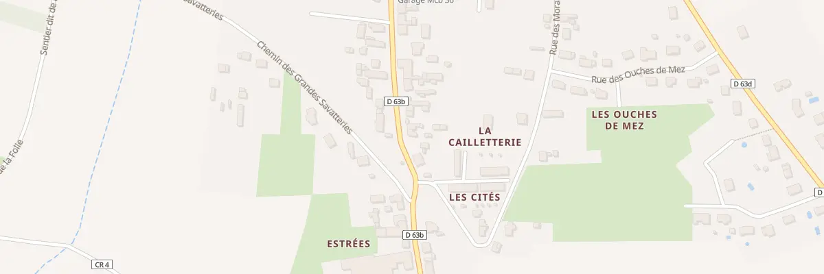 Plan du 5300 Rue d’Estrees à Saint-Genou