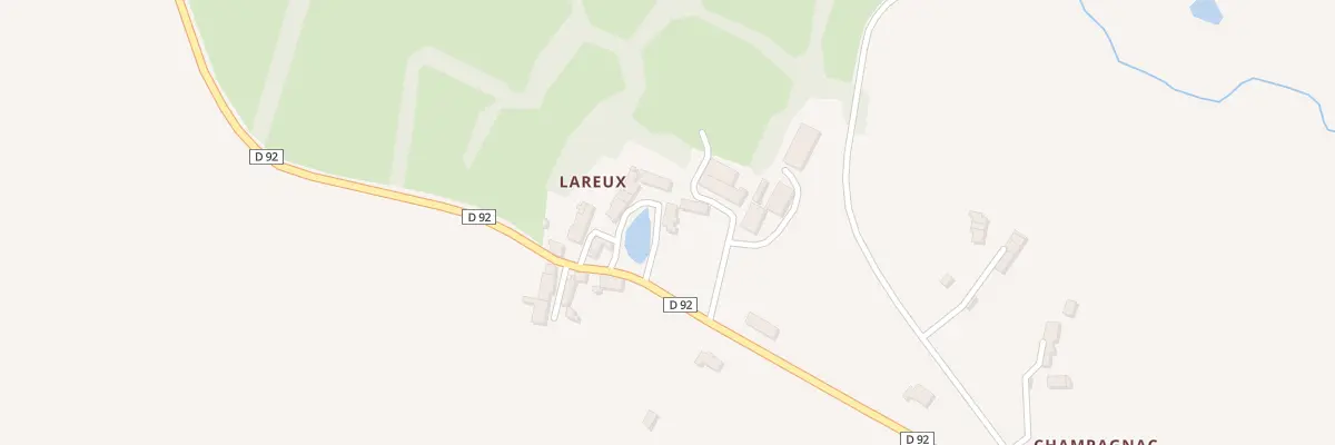 Plan du 8 Lareux à Saint-Georges-les-Landes