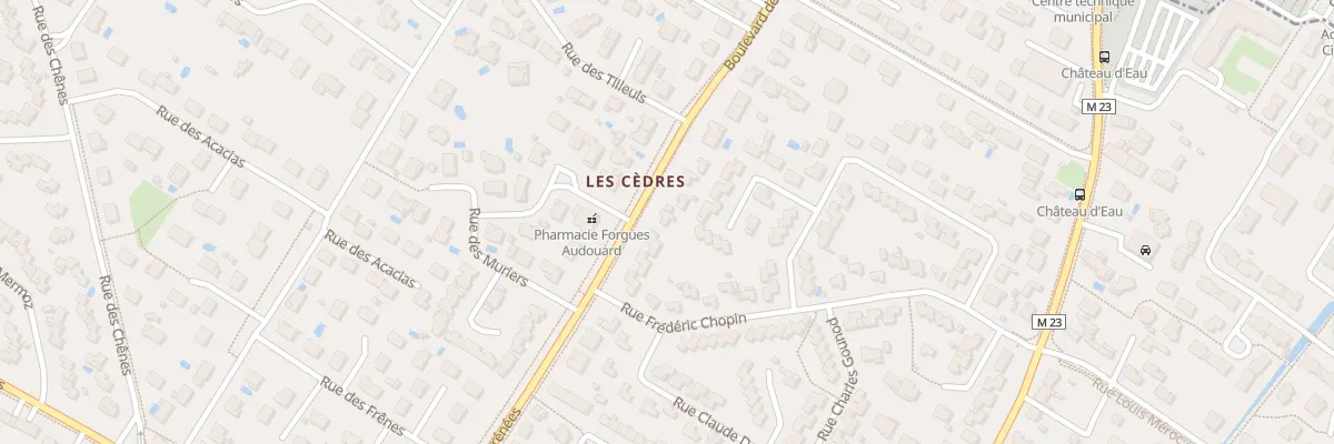 Plan du 74 Bd des Pyrénées à Villeneuve-Tolosane