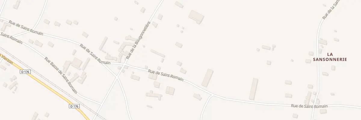Plan du 66 Rue de Saint-romain à Thésée