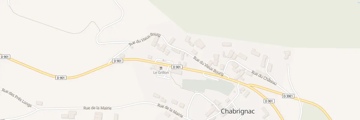 Plan du 5022 Le Bourg à Chabrignac
