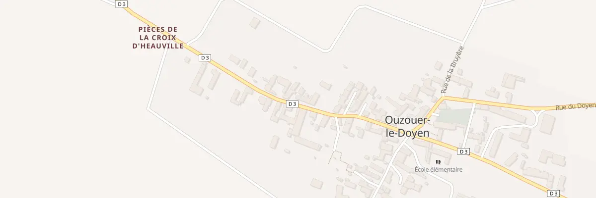 Plan du 26 Rue de la Gare à Ouzouer-le-Doyen