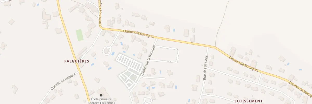 Plan du 215 Rue des Palombes à Montauban