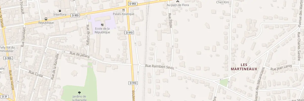 Plan du 3 Cité Jean Maurice à Châteaudun
