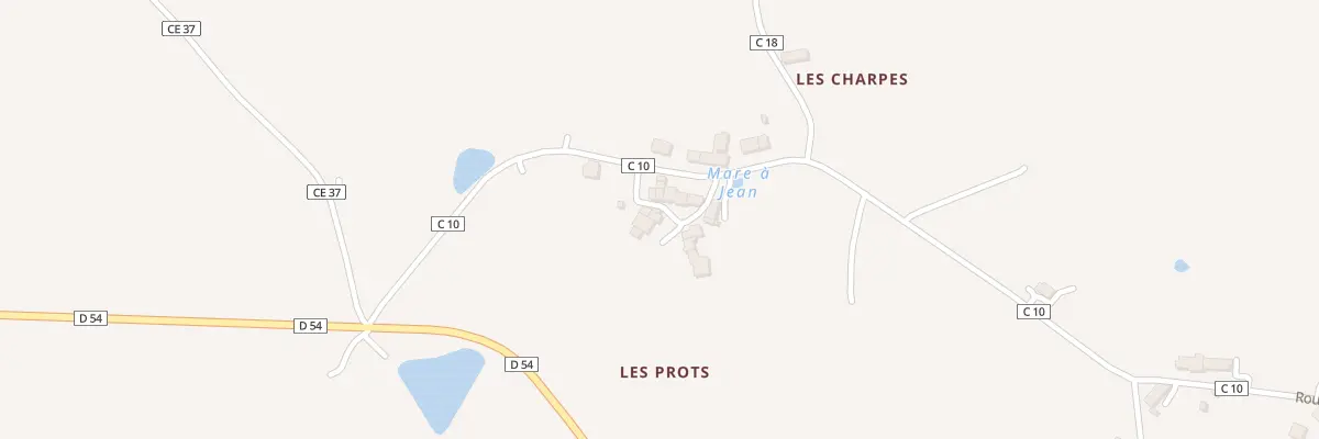 Plan du 6 Imp des Chenevieres à Prissac