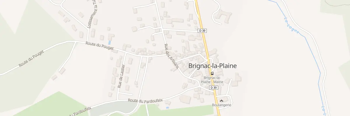 Plan du 14 Rue De L’Eglise à Brignac-la-Plaine
