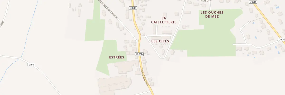 Plan du 52 Rue d’Estrees à Saint-Genou