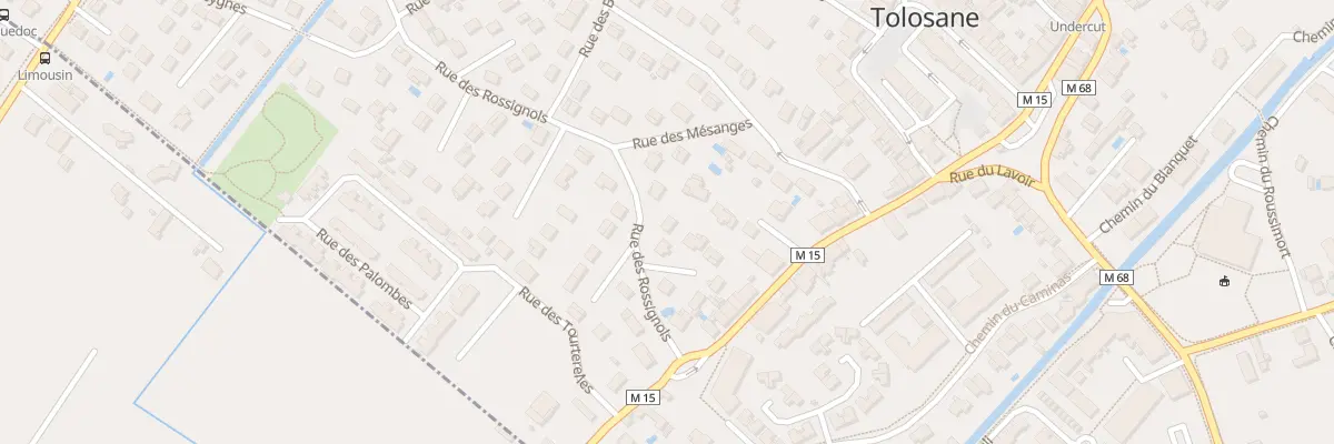 Plan du 8 Rue des Rossignols à Villeneuve-Tolosane