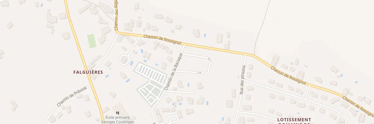 Plan du 209 Rue des Palombes à Montauban