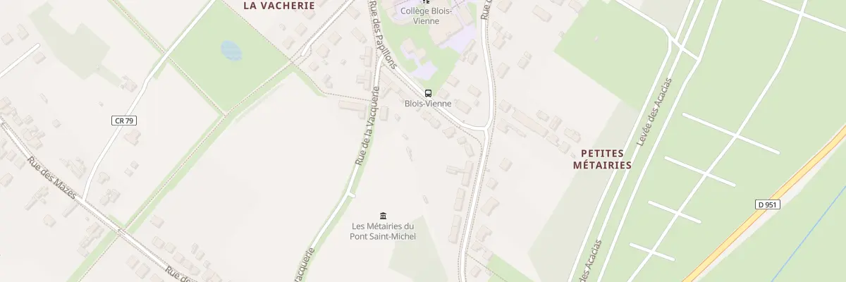 Plan du 57 Rue des Papillons à Blois