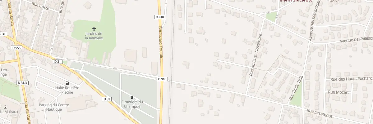 Plan du 6 Rue Jarrethout à Châteaudun