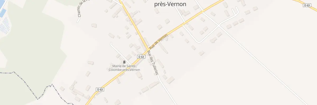 Plan du 2 Rue de Vernon à Sainte-Colombe-près-Vernon