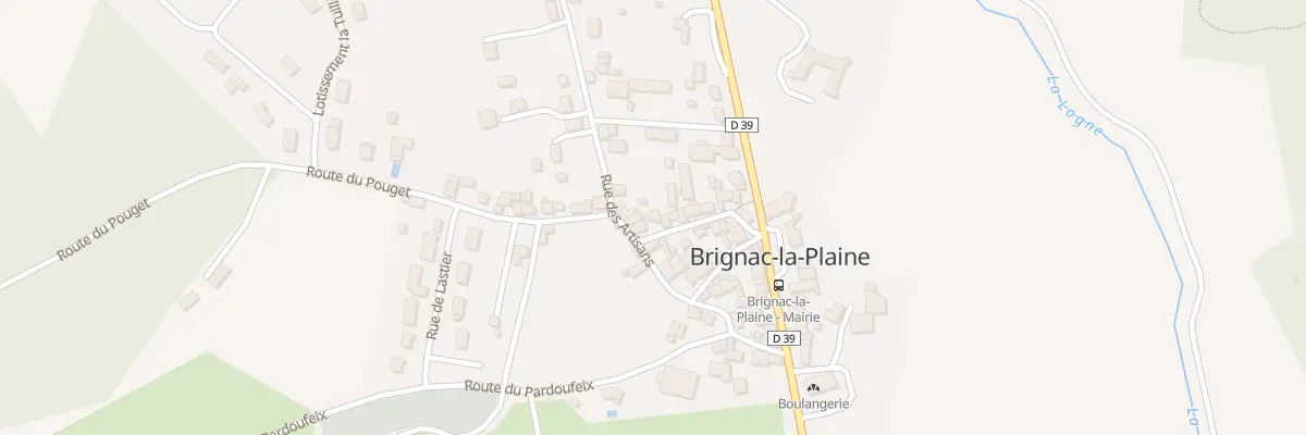 Plan du 12 Rue De L’Eglise à Brignac-la-Plaine