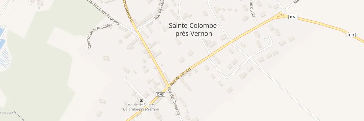 Plan du 35 L’Église à Sainte-Colombe-près-Vernon