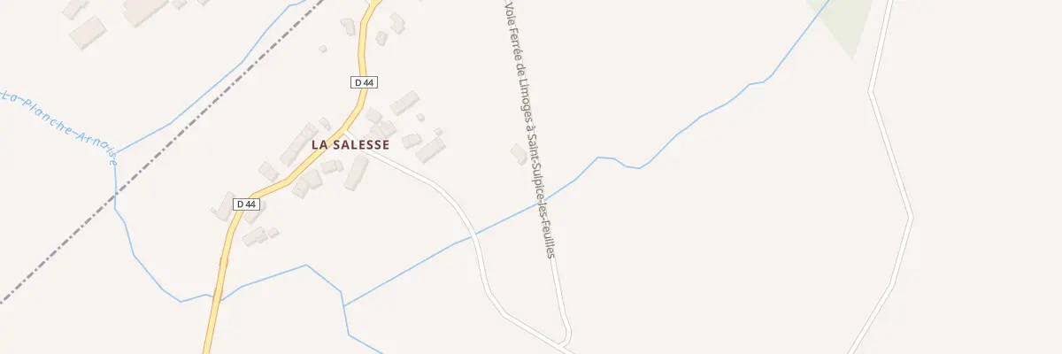 Plan du 23 La Salesse à Arnac-la-Poste