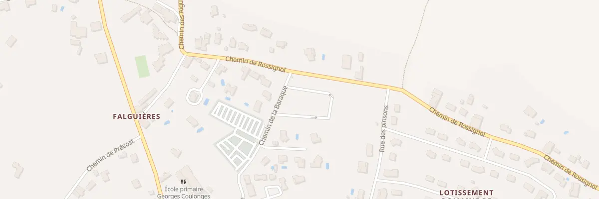 Plan du 201 Rue des Palombes à Montauban