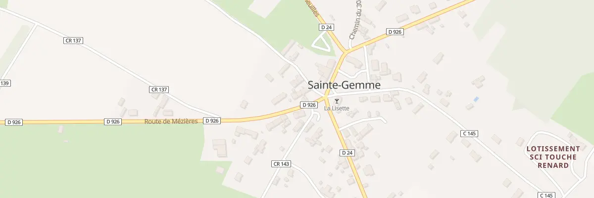 Plan du 6 Rte de Mézières à Sainte-Gemme