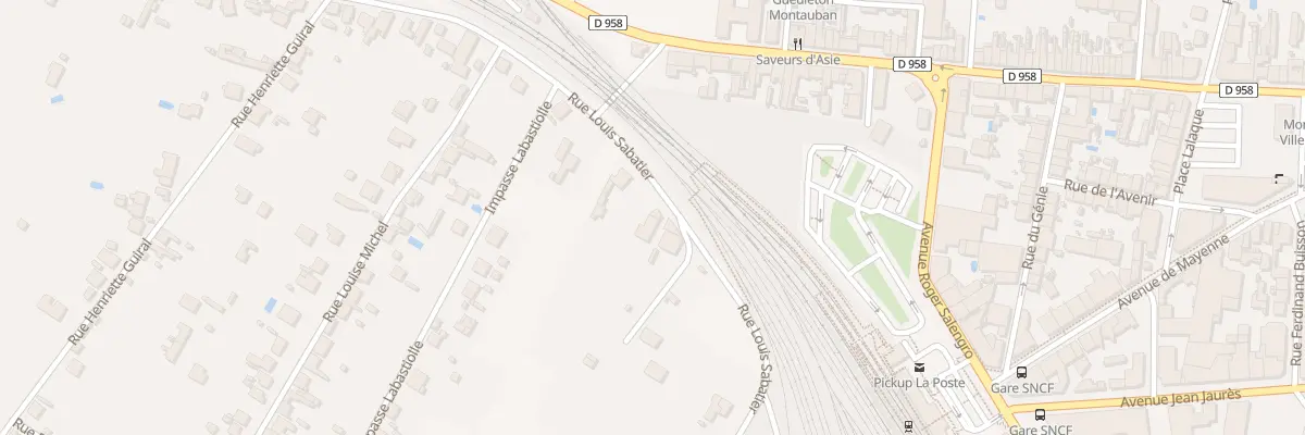 Plan du 82 Rue Louis Sabatier à Montauban