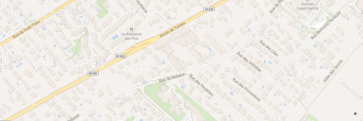 Plan du 63 Rue de Belbèze à Tournefeuille