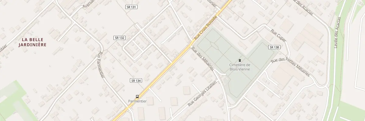Plan du 4 Rue de la Croix Rouge à Blois