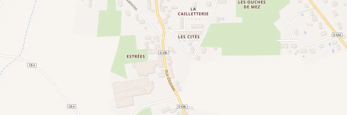 Plan du 54 Rue d’Estrees à Saint-Genou