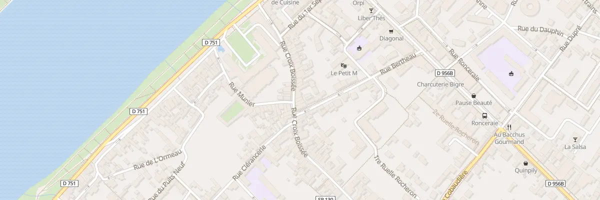 Plan du 62 Rue Croix Boissée à Blois